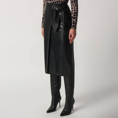 Black Faux Leather Skirt - Joseph Ribkoff - Modalova