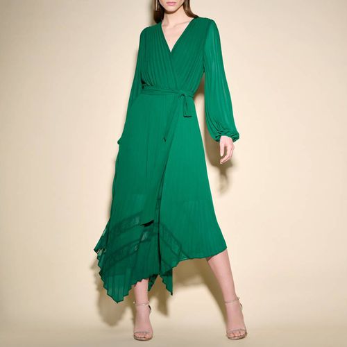 Green Long Sleeve Pleated Dress - Joseph Ribkoff - Modalova