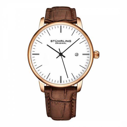 Men's Quartz Date Watch 40mm - Stuhrling - Modalova