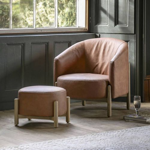 Lowland Armchair Vintage Leather - Gallery Living - Modalova