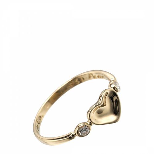 Yellow Gold Full Heart Ring - Vintage Tiffany & Co - Modalova