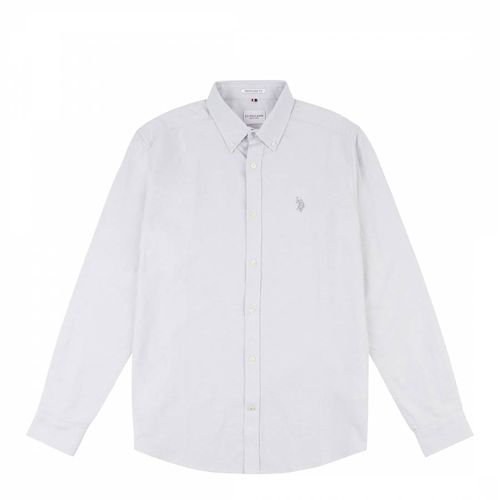 Oxford Long Sleeve Cotton Shirt - U.S. Polo Assn. - Modalova