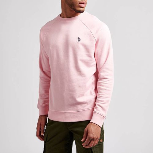 Panelled Raglan Cotton Sweatshirt - U.S. Polo Assn. - Modalova