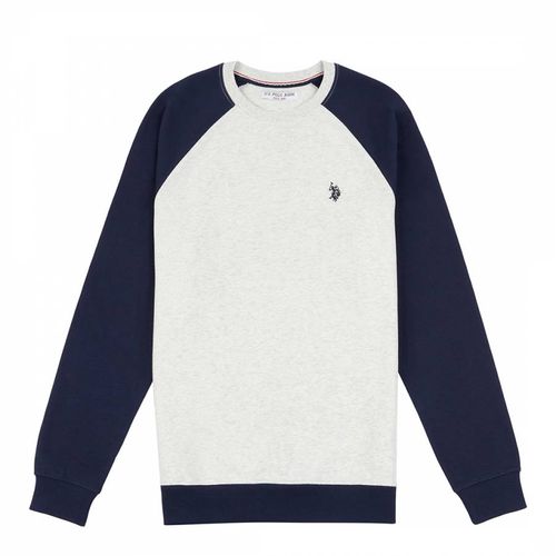 Raglan Long Sleeve Cotton Sweatshirt - U.S. Polo Assn. - Modalova