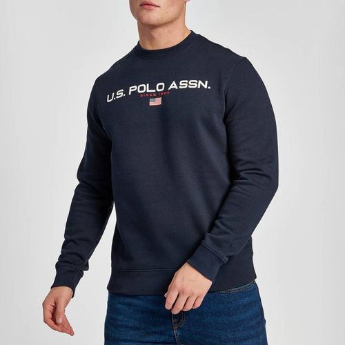 Chest Logo Cotton Blend Sweatshirt - U.S. Polo Assn. - Modalova