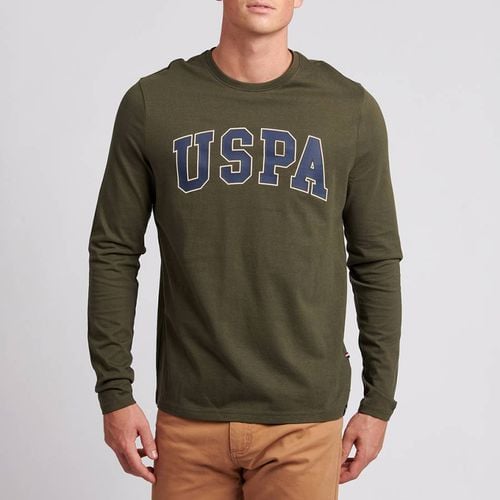 Arch Logo Long Sleeve Cotton Top - U.S. Polo Assn. - Modalova