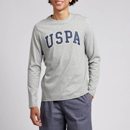 Arch Logo Long Sleeve Cotton Top - U.S. Polo Assn. - Modalova