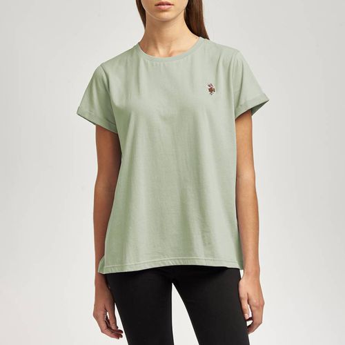 Sage Crew Cotton T-Shirt - U.S. Polo Assn. - Modalova