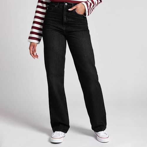 Black High Waist Straight Jeans - U.S. Polo Assn. - Modalova