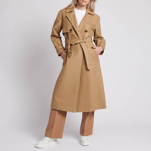 Camel Cotton Trench Coat - U.S. Polo Assn. - Modalova