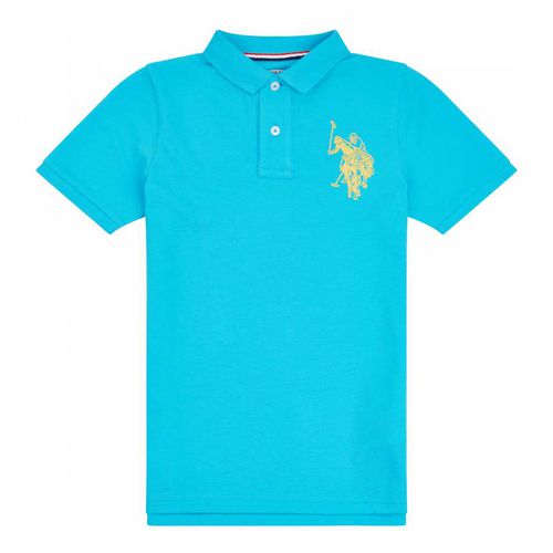 Teen Boy's Large Embroidered Logo Cotton Polo Shirt - U.S. Polo Assn. - Modalova