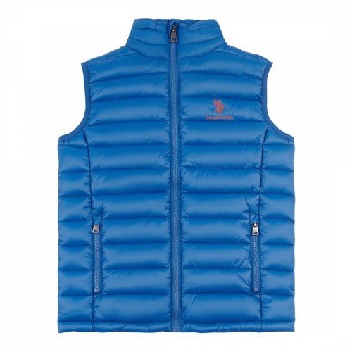 Boy's Lightweight Quilted Gilet - U.S. Polo Assn. - Modalova