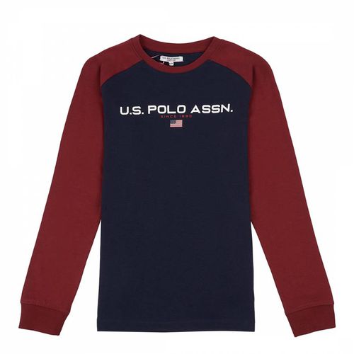 Younger Boy's Colour Block Cotton Top - U.S. Polo Assn. - Modalova