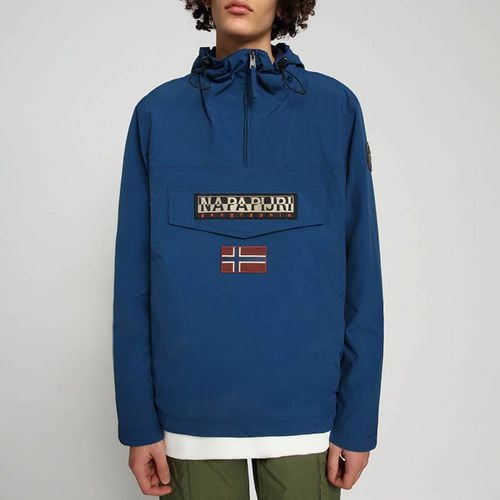 Blue Rainforest Hooded Anorak - Napapijri - Modalova