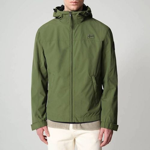 Green Shelter Hooded Jacket - Napapijri - Modalova