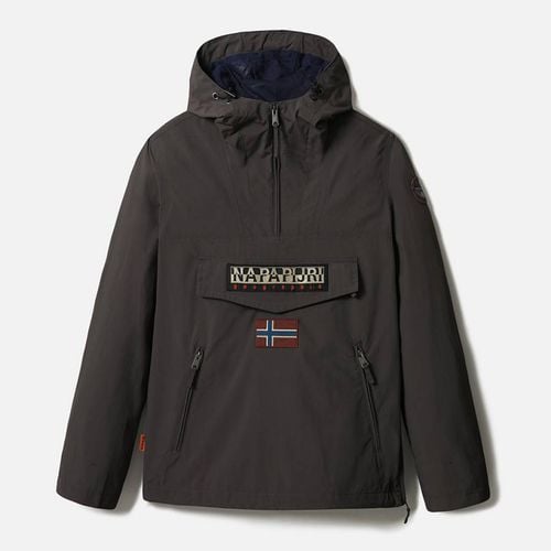 Khaki Chaqueta Hooded Anorak - Napapijri - Modalova