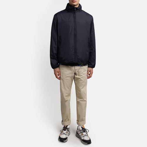 Navy Zipped Windbreaker - Napapijri - Modalova