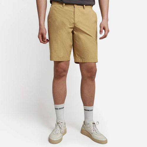 Beige Bermuda Cotton Shorts - Napapijri - Modalova