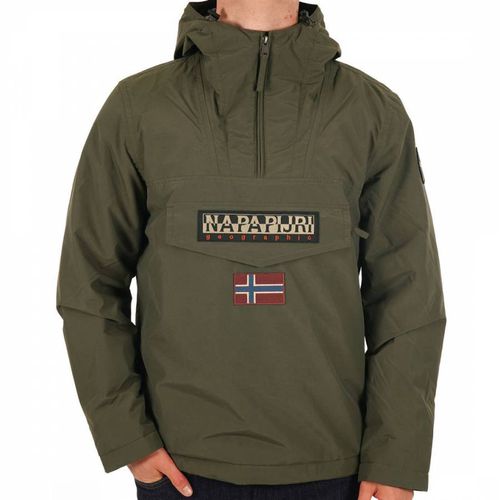 Khaki Rainforest Waterproof Anorak - Napapijri - Modalova