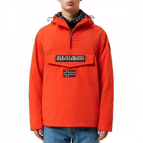 Orange Rainforest Waterproof Anorak - Napapijri - Modalova