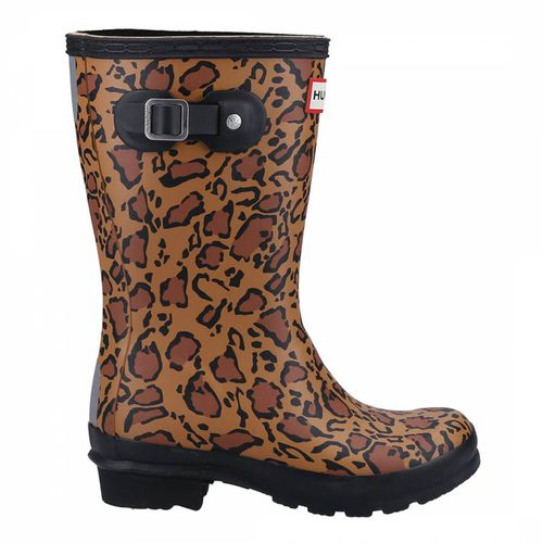 Women's Leopard Print Original Short Boot - Hunter - Modalova