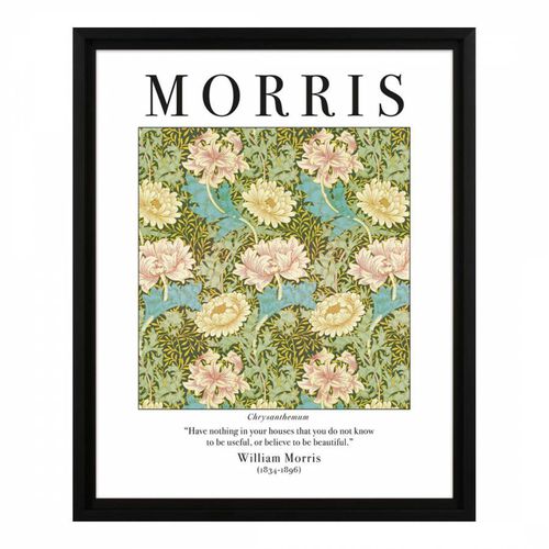 Chrysanthemum Framed Print - William Morris - Modalova