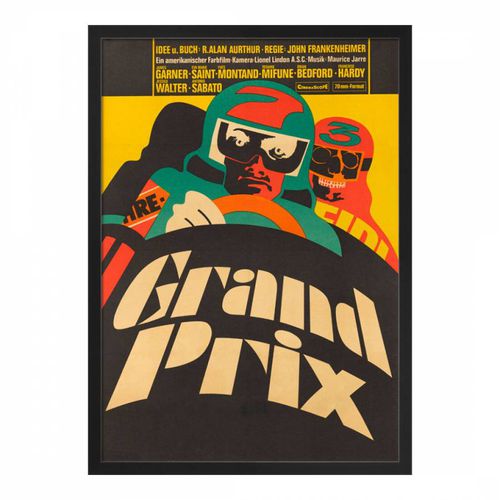 Grand Prix Framed Print - Cinema Greats - Modalova