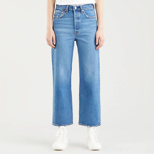 Blue Ribcage Straight Stretch Jeans - Levi's - Modalova