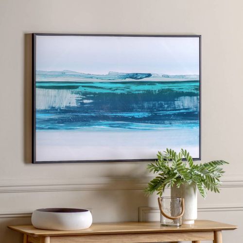 Azul Lake 70x100cm Framed Canvas - Art Marketing by Gallery - Modalova