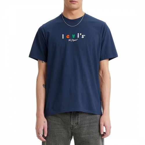 Navy Relaxed Cotton T-Shirt - Levi's - Modalova