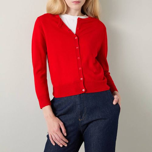 Red Bonnie Wool Cardigan - L K Bennett - Modalova