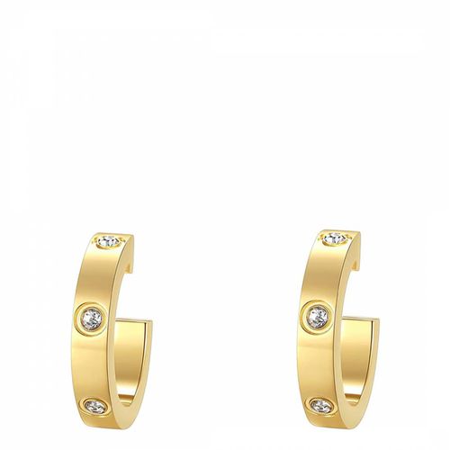 K Gold Classic Hoop Earrings - Chloe Collection by Liv Oliver - Modalova