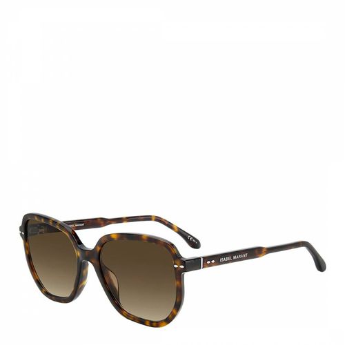 Brown Shaded Geometrical Sunglasses - Isabel Marant - Modalova