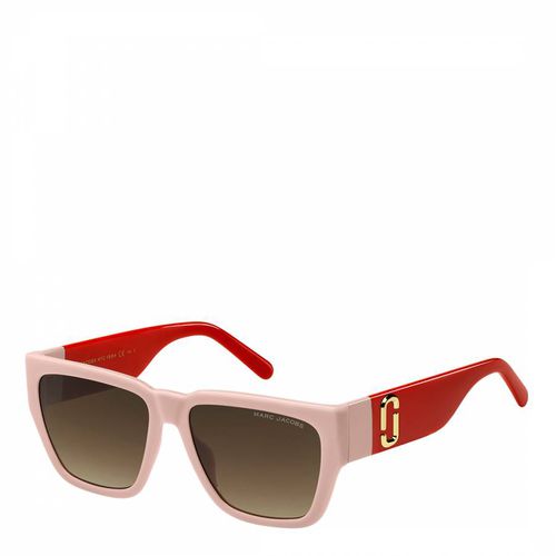 Pink red Shaded Rectangular Sunglasses - Marc Jacobs - Modalova
