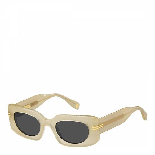 Yellow Rectangular Sunglasses - Marc Jacobs - Modalova