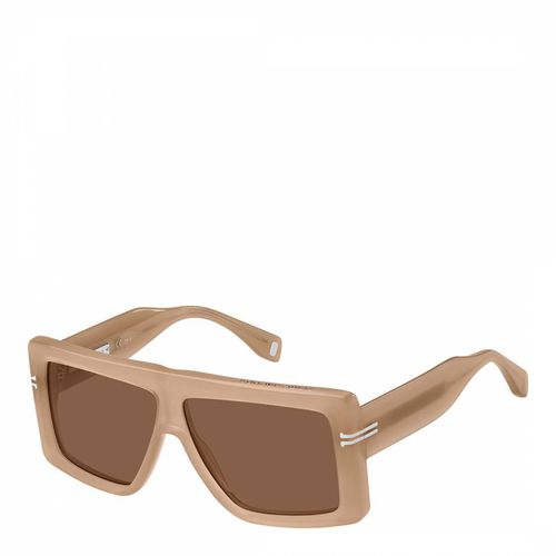 Nude Flat Top Sunglasses - Marc Jacobs - Modalova
