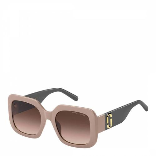 Brown Shaded Square Sunglasses - Marc Jacobs - Modalova