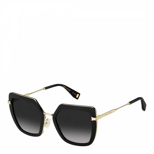 Gold Black Shaded Square Sunglasses - Marc Jacobs - Modalova