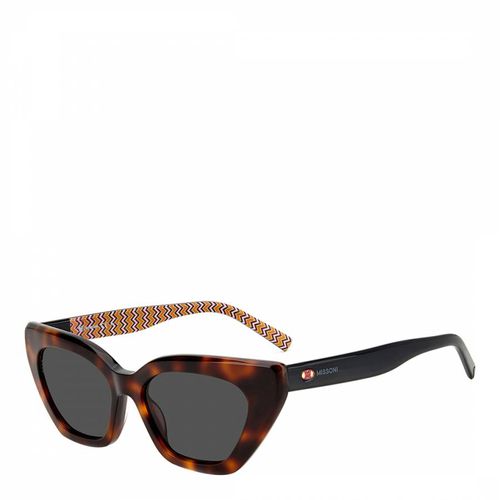 Havana Grey Rectangular Sunglasses - Missoni - Modalova
