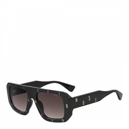 Black Shaded Rectangular Sunglasses - MOSCHINO - Modalova