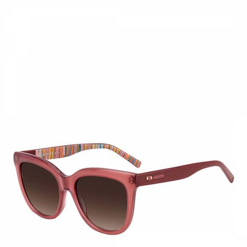 Mauve Brown Shaded Square Sunglasses - Missoni - Modalova