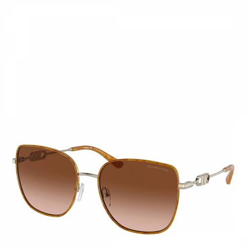Women's Gold Sunglasses 57mm - Michael Kors - Modalova