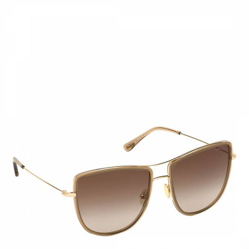 Women's Gold Sunglasses 53mm - Tom Ford - Modalova