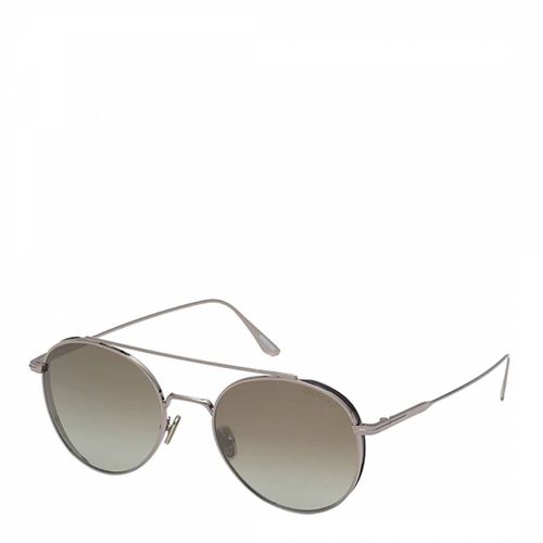 Men's Silver Sunglasses 54mm - Tom Ford - Modalova