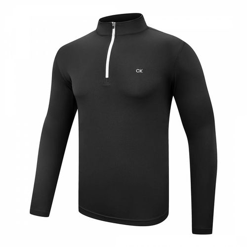 Black Calvin Klein 1/4 Zip Midlayer - Calvin Klein Golf - Modalova