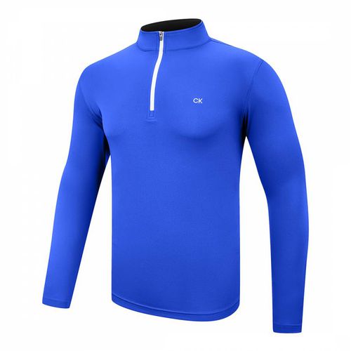 Blue Calvin Klein 1/4 Zip Midlayer - Calvin Klein Golf - Modalova