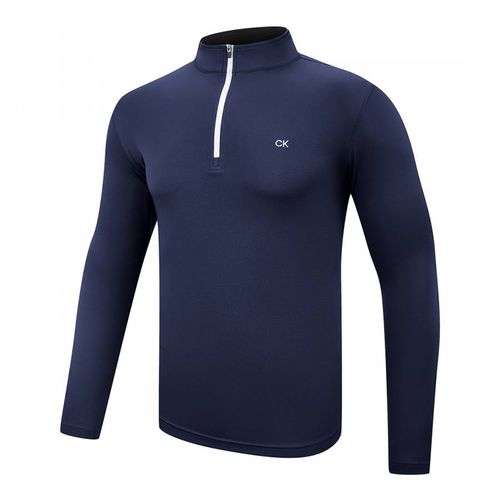 Navy Calvin Klein 1/4 Zip Midlayer - Calvin Klein Golf - Modalova