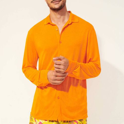 Orange Tencel Shirt - Vilebrequin - Modalova