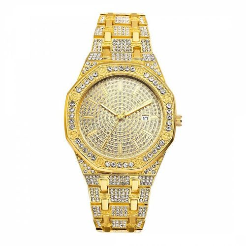 K Gold Geometric Shape Cz Watch - Stephen Oliver - Modalova