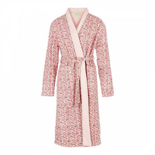 Pink Paisley Quilted Robe - Dilli Grey - Modalova